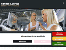 Tablet Screenshot of fitness-cham.de